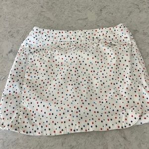 Stars mini skirt with attached shorts size PM